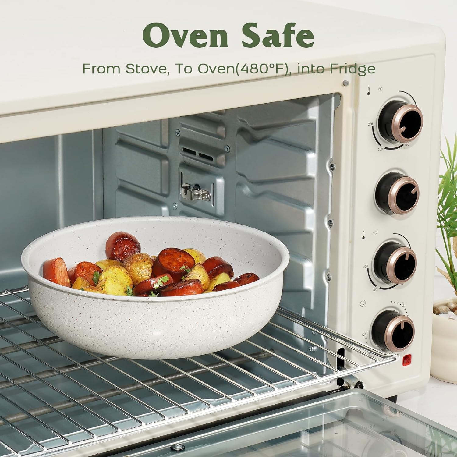 Oven-Safe Cookware Set for Versatile Cooking