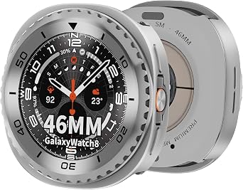 Rotatable Metal Bezel Case for Galaxy Watch 8 Classic Case 46mm