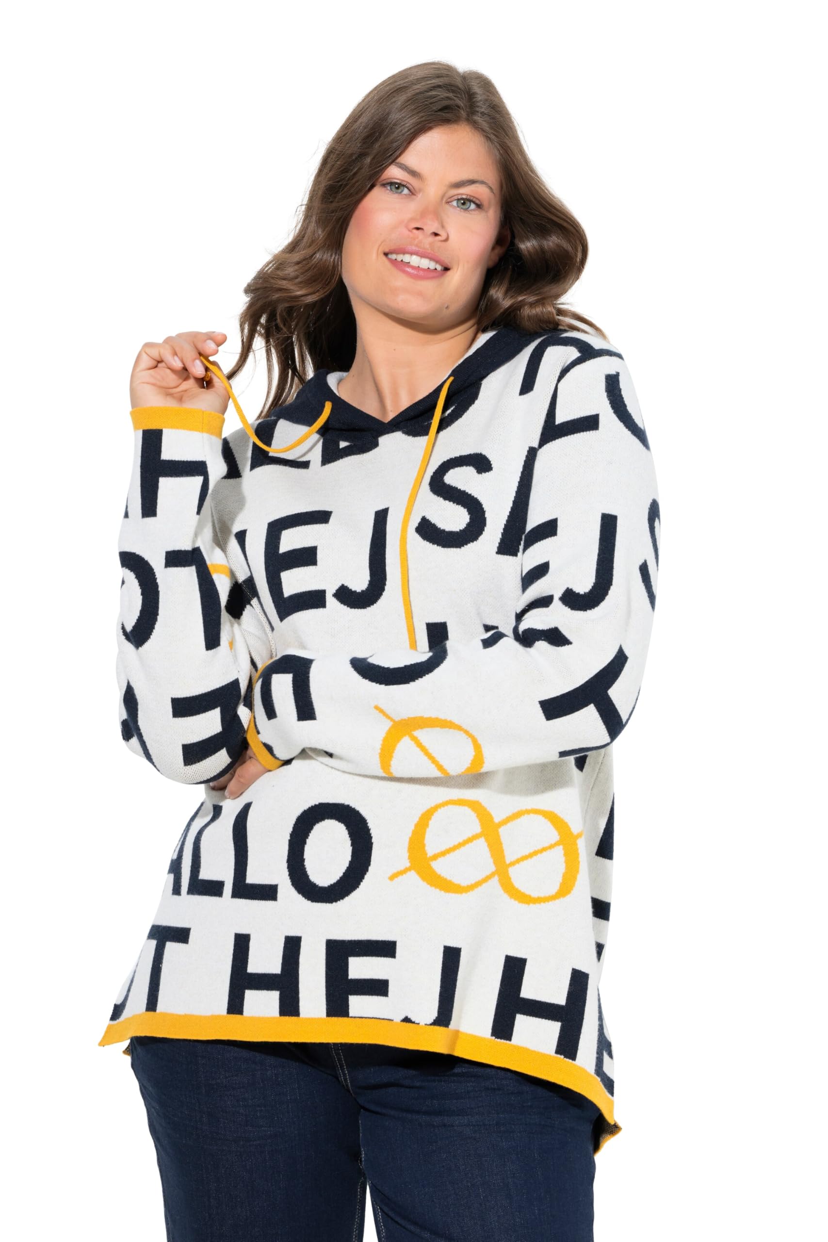 Laurasøn Jaquardpullover, Langarm, Kapuze 842101