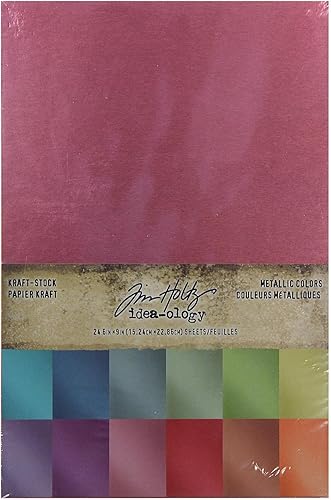 Tim Holtz Kraft Stock Colores Metálicos