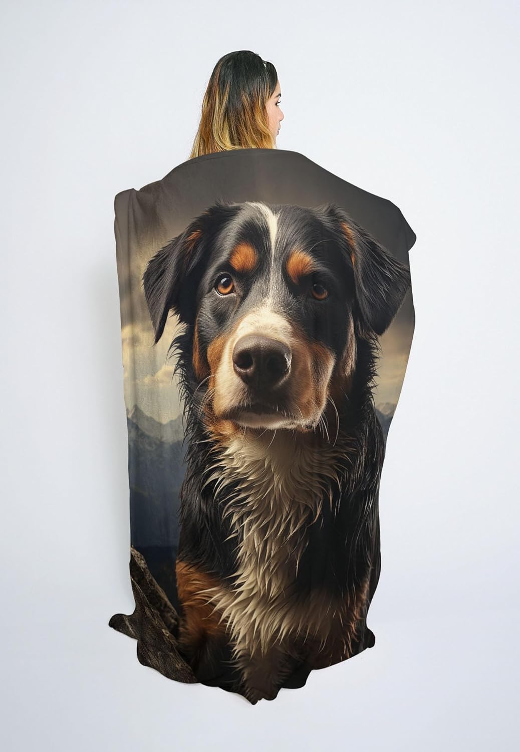 Entlebucher Mountain Dog Blanket Gift Blanket for Bed Blanket for Couch 50" x 60"