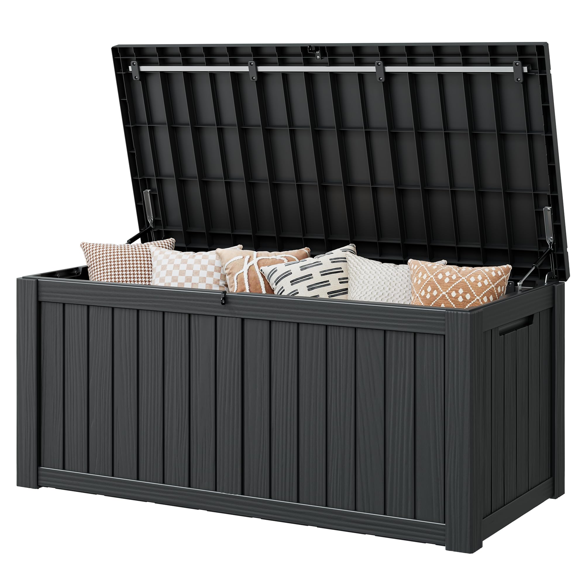 Outdoor Storage Box Waterproof, 160 Gallon Deck Box For Patio Storage