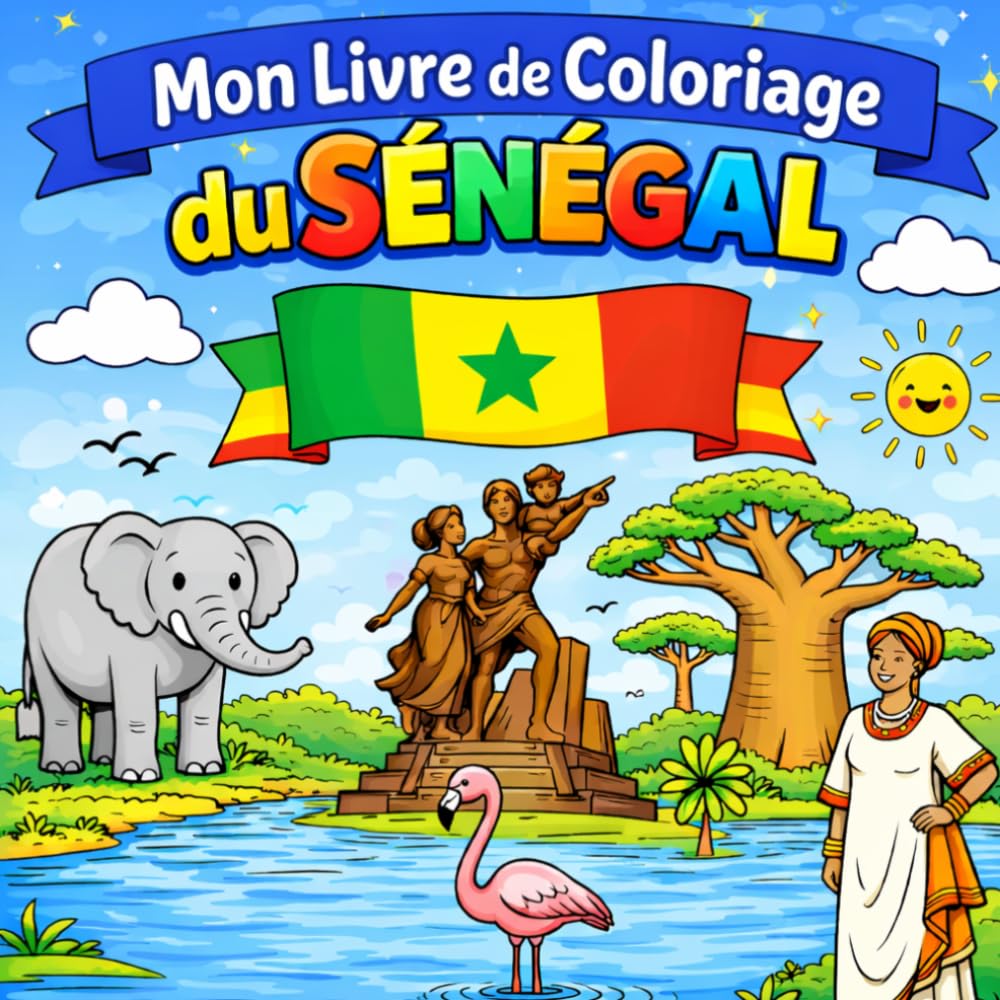 Mon livre de coloriage du Sénégal