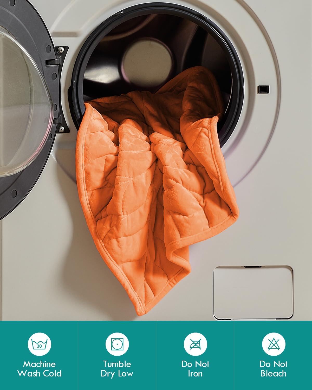 Kaisa Weighted Lap Blanket 7 lbs 41" x 53", Cozy Luxury Crystal Velvet Small Weighted Blanket for Adults, Portable Travel Weighted Blanket for Relaxation, All-Season Blanket, Machine Washable, Green: Orange 23"x29" 5 Pound