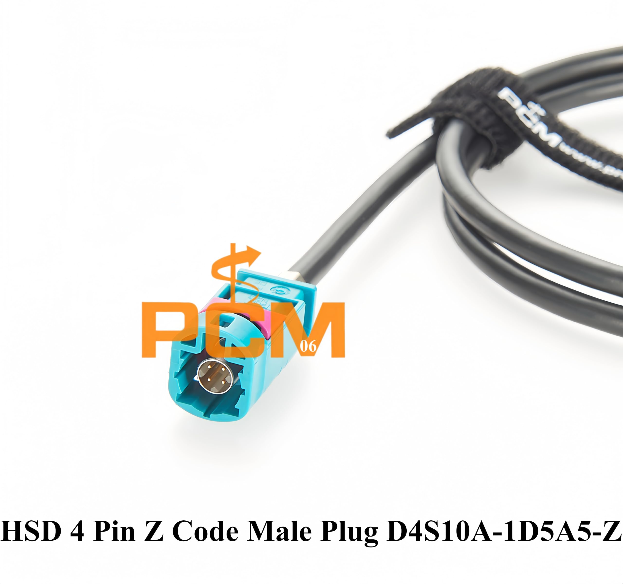 Original Rosenberger HSD D4S10A-1D5A5-Z auf D4K10A-1D5A5-Z FPD Link 2/3 LVDS Kabel HSD 4Pin Z Code Stecker auf Buchse Verlängerungskabel (2m)