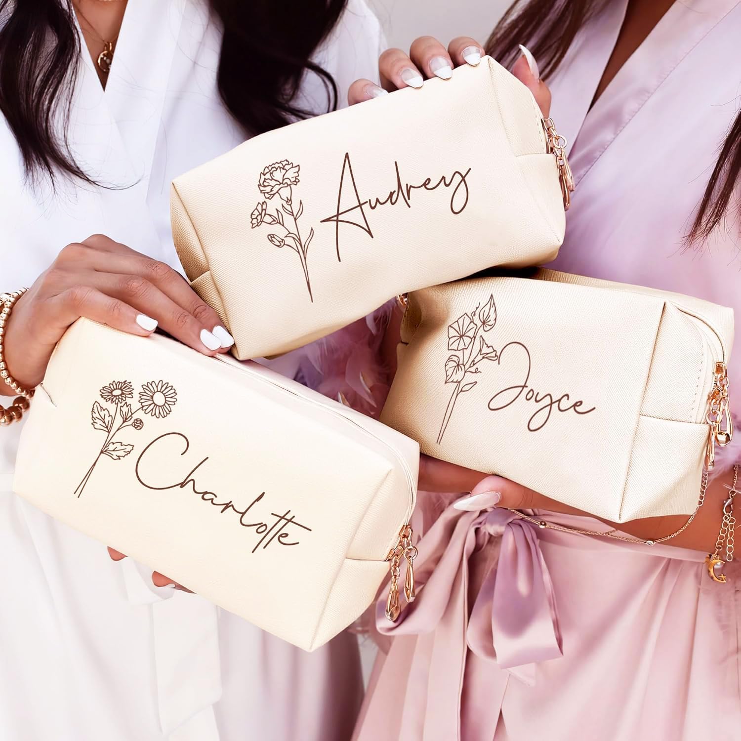 Personalized makeup bag