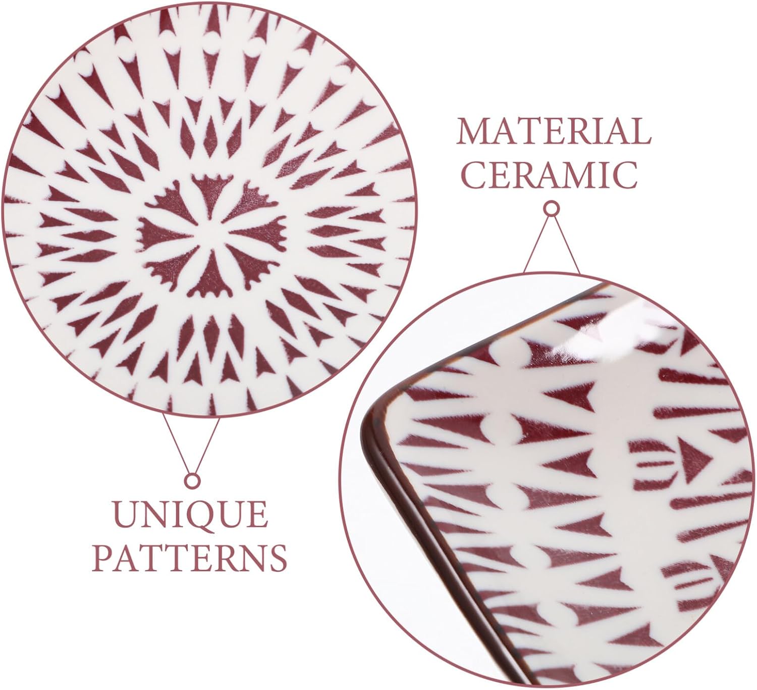 Cabilock 2sets Ceramic Sushi Plate Elegant Serving Plates Soy Sauce Dishes Chopsticks for Sushi Sashimi Snacks Salads Stylish Japanese Dinnerware for Entertaining