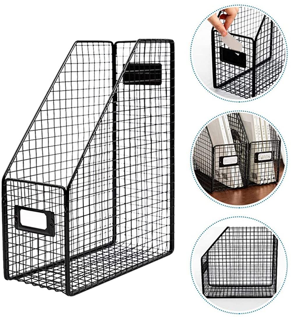 Amazon.com: ZHZXBDGQ Metal Mesh Wire Magazine Rack File Holders