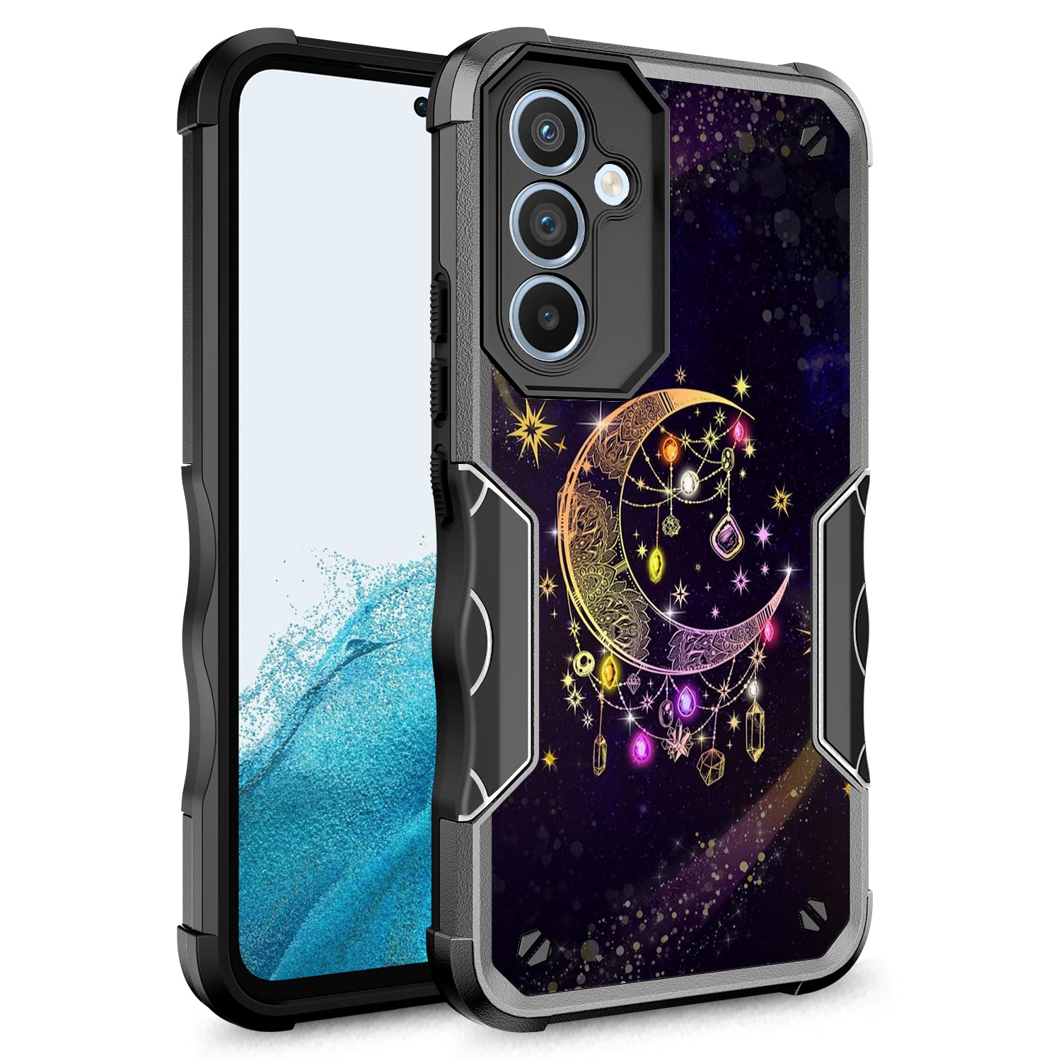 Coque Samsung S24 Plus antichoc robuste double couche motif Wiccan