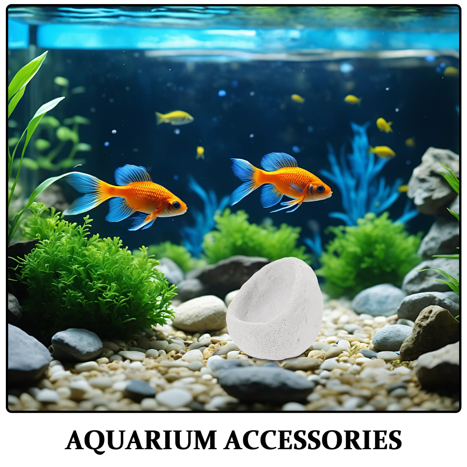 ULTECHNOVO Nido di Anemone in Ceramica Decorazione per Acquario Marino Ornamento per Habitat Corallino Elemento Subacqueo Realistico per Acquascaping Accessorio per Acquario di Acqua Salata