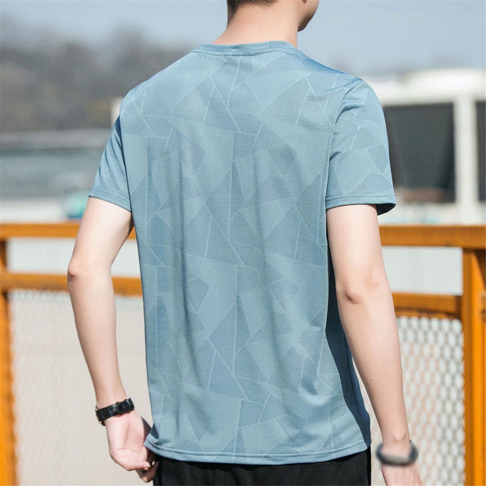 Harajuku - Camisetas de manga corta para hombre con patrón divertido de verano