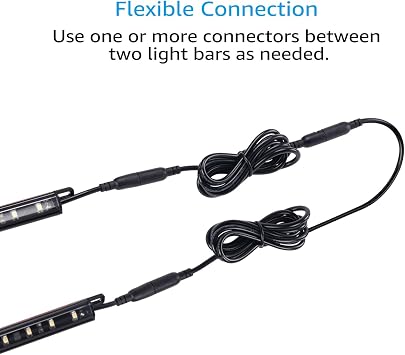 TORCHSTAR 2-Pack 39 Inch Gun Safe Lighting Kit Extension Cables