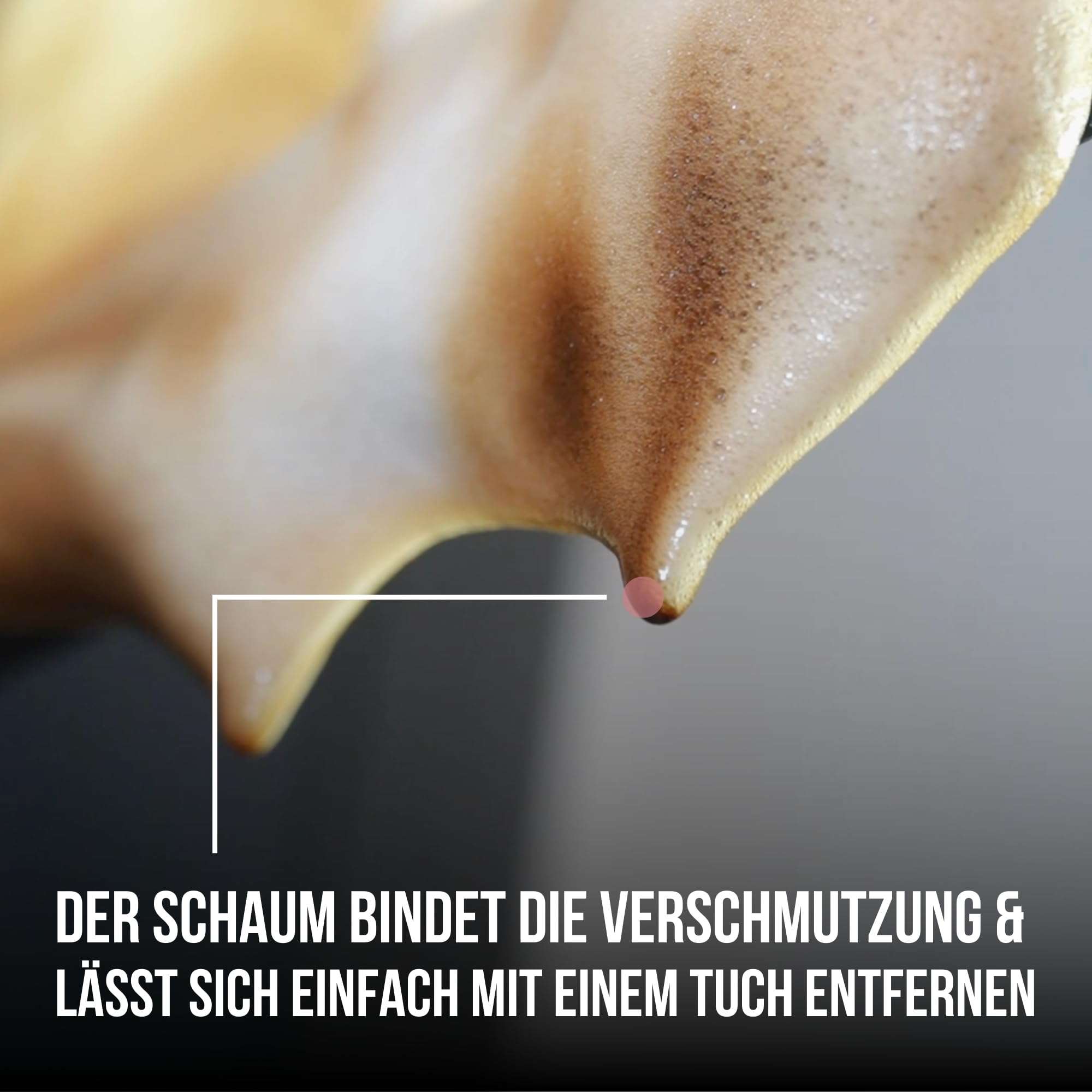 Kaminglasreiniger extra stark 400ml, Kaminscheibenreiniger mit Hochleistungs Aktivschaum Rezeptur für die effektive Beseitigung von hartnäckigen Verbrennungsrückständen