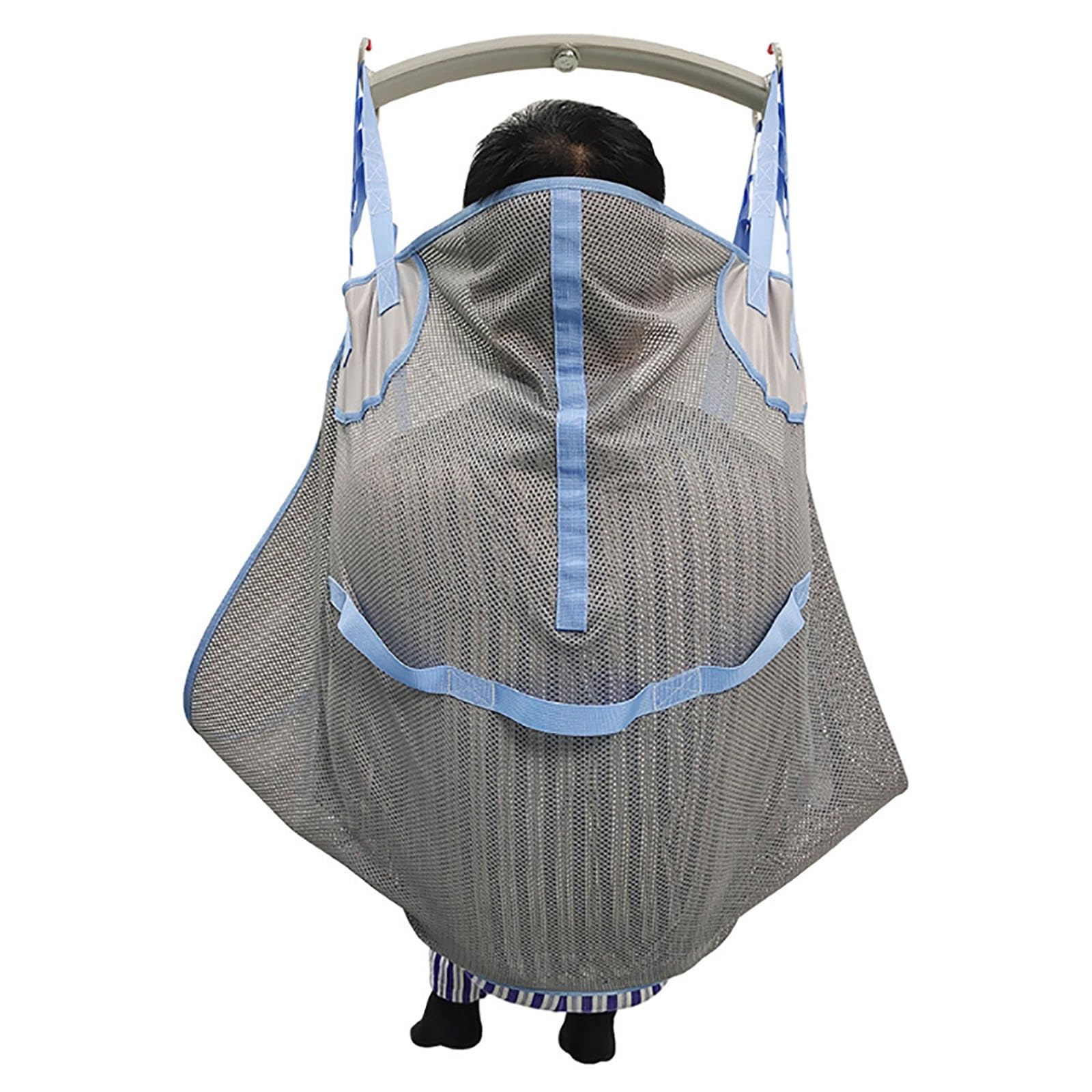 Arnés para Inodoro, arnés Universal de Cuerpo Completo con agarres de 3 direcciones, arnés de Transferencia de Pacientes de Malla Transpirable para Ancianos bariátricos