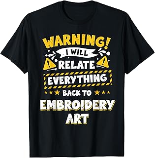 Embroidery Art T-Shirt - Buy now