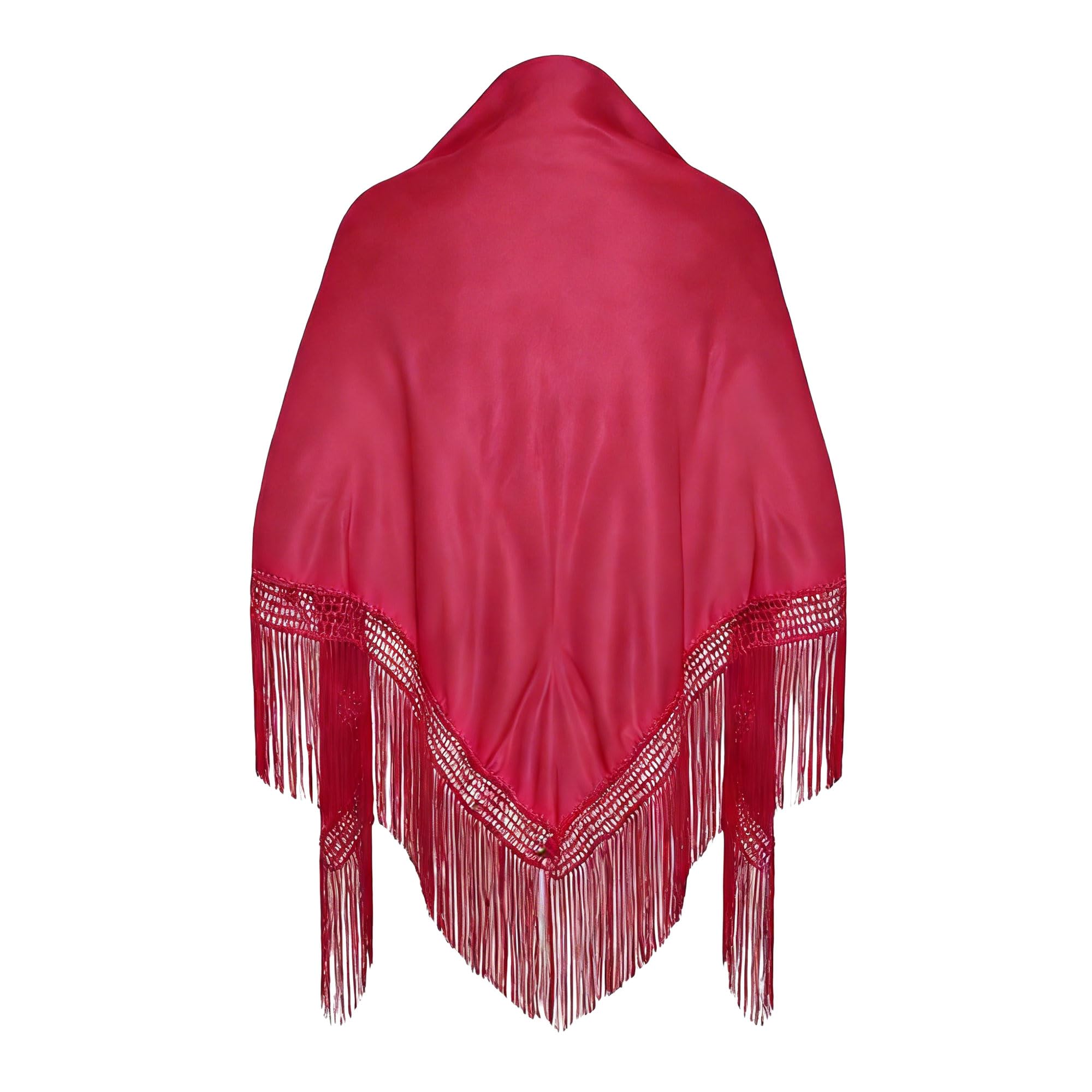 Wildarms Mantón de Sevillana Bordado con Flecos para Flamenco Feria Disfraz Baile Tradicional Mujer — view 10