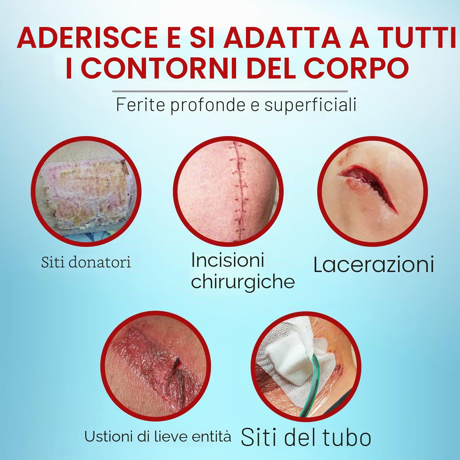 HEALQU Xeroform Medicazione Petrolatum 5x9 – Confezione da 25 garze non aderenti per ferite a bassa essudazione – Cerotto di garza a maglia fine sterile per lacerazioni, ustioni e innesti cutanei