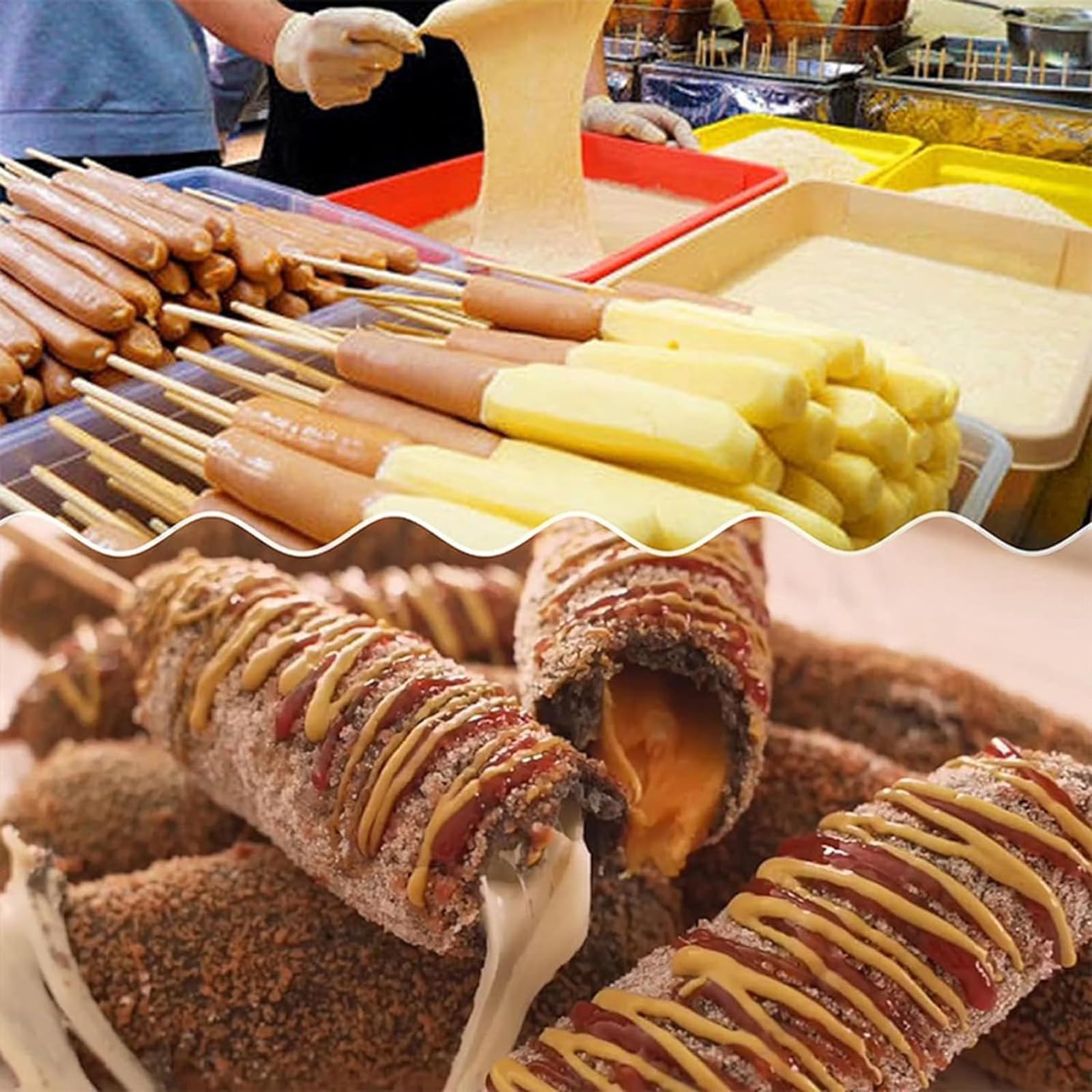 Piec do grillowania kiełbasy, 12-częściowy sprzęt do smażenia sera, hot dogów, frytkownica do restauracji, sklepu, gotowania w domu