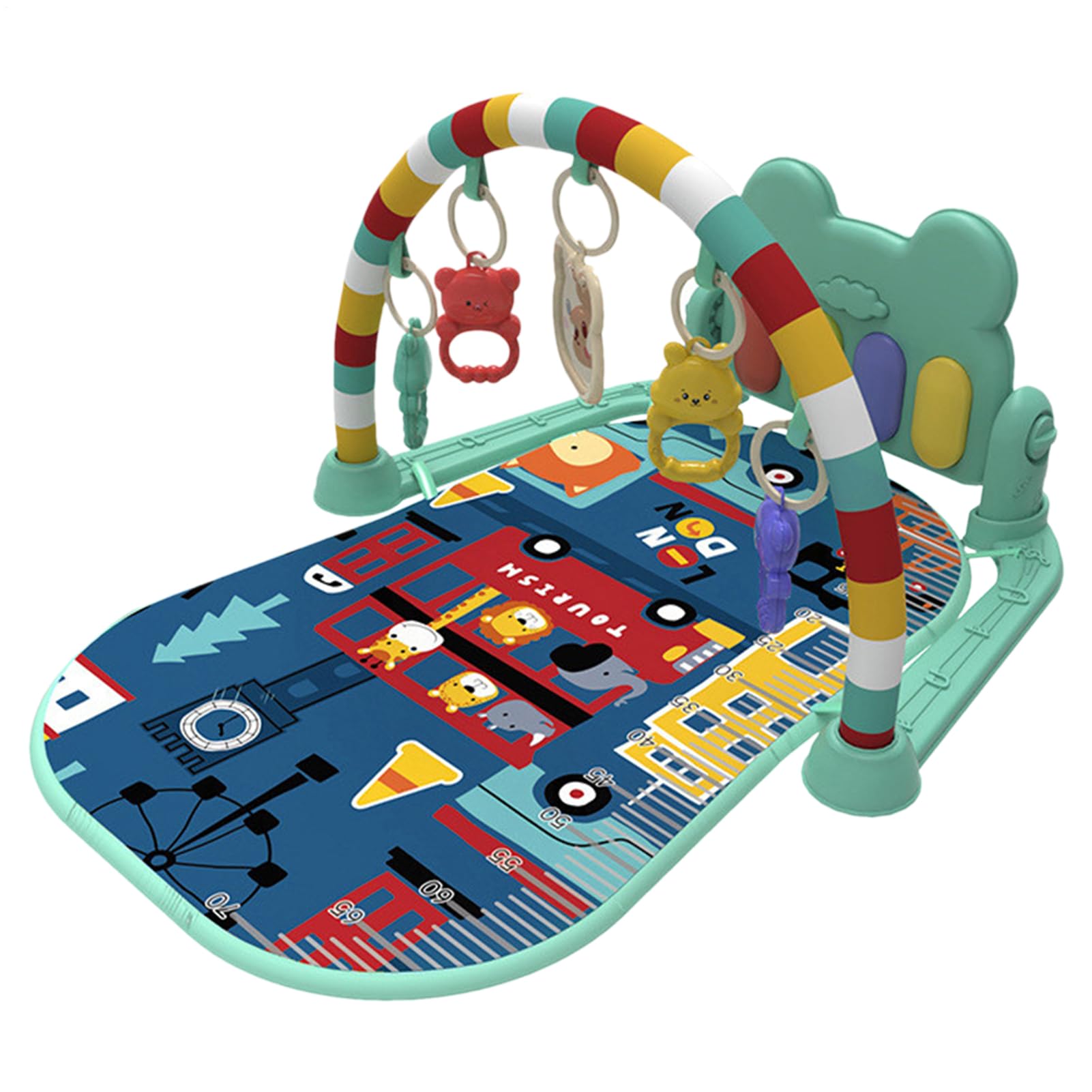 Play Mat - Play Mat for Activity Gym | Play Mat for Piano, Musical Development Toy, Piano Learning Gymnastics for 36 Months Boys and Play Mat I
