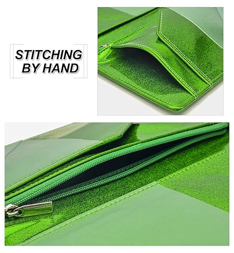 Miniatura 6 de Libreta organizadora para camarera Book&Waitstaff de piel con brillos y cartera y bolsillo con cierre lindo organizador con bolsillo para monedas