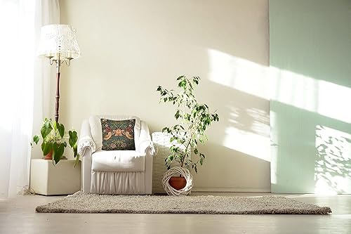 Miniatura 8 de Charlotte Home Furnishings - Fundas de almohada decorativas bohemias para sofá, sala de estar, fundas de almohada cuadradas de fresa negra de 18 x