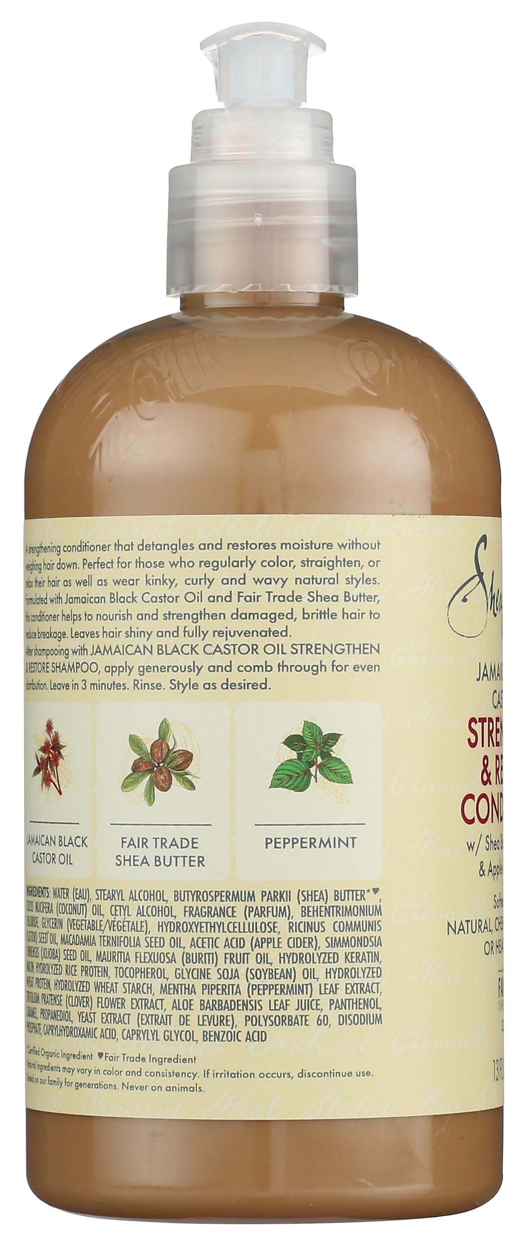 Shea Moisture Jamaican Black Castor Oil Grow & Restore Rinse Out Conditioner, 384 ml 4