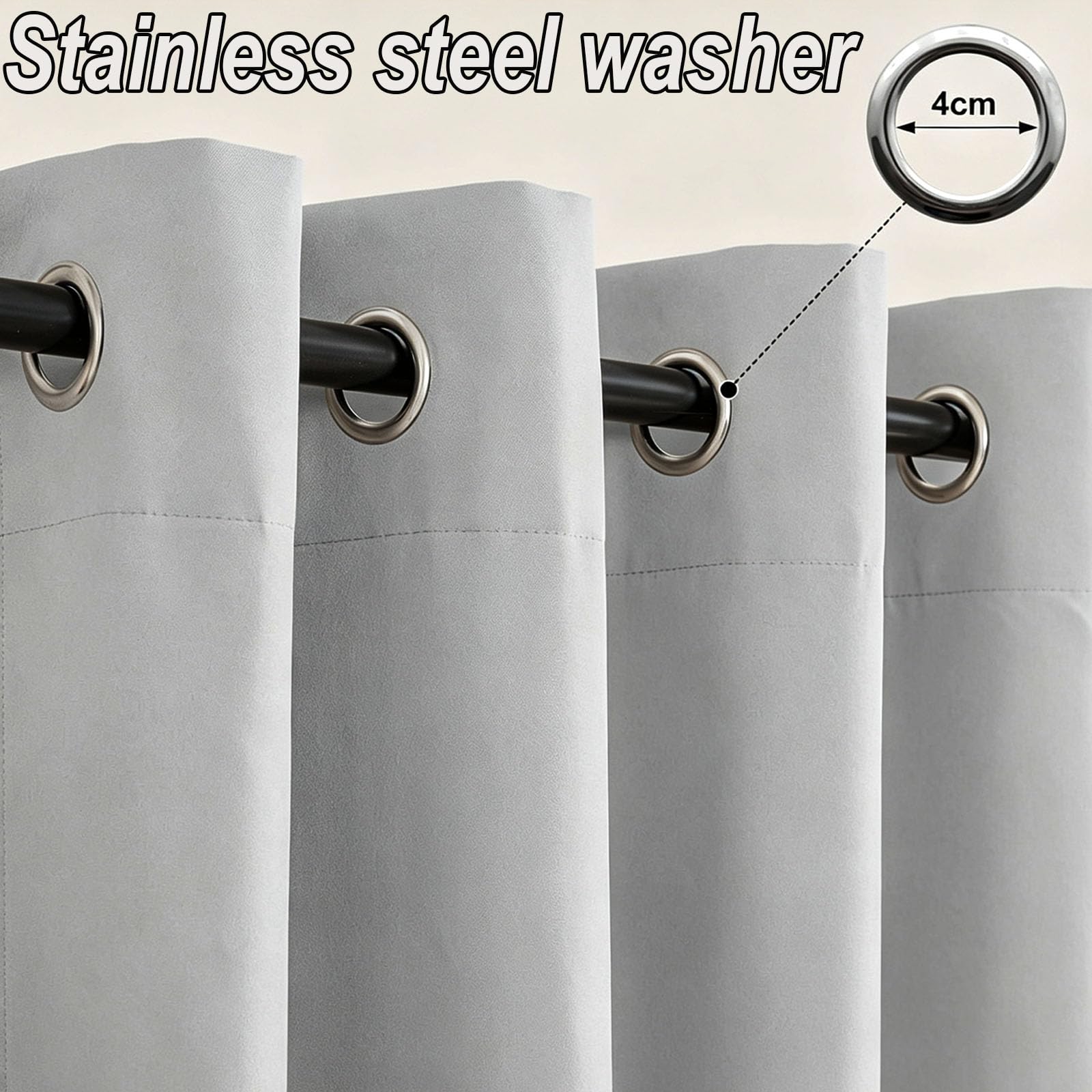 Tende da Esterno 230 x 250 cm Resistente Alle Intemperie, Impermeabile, Protezione Solare, da Giardino, Antivento Tende Esterne Anti-Sole per Giardino, Balcone, Grigio Chiaro
