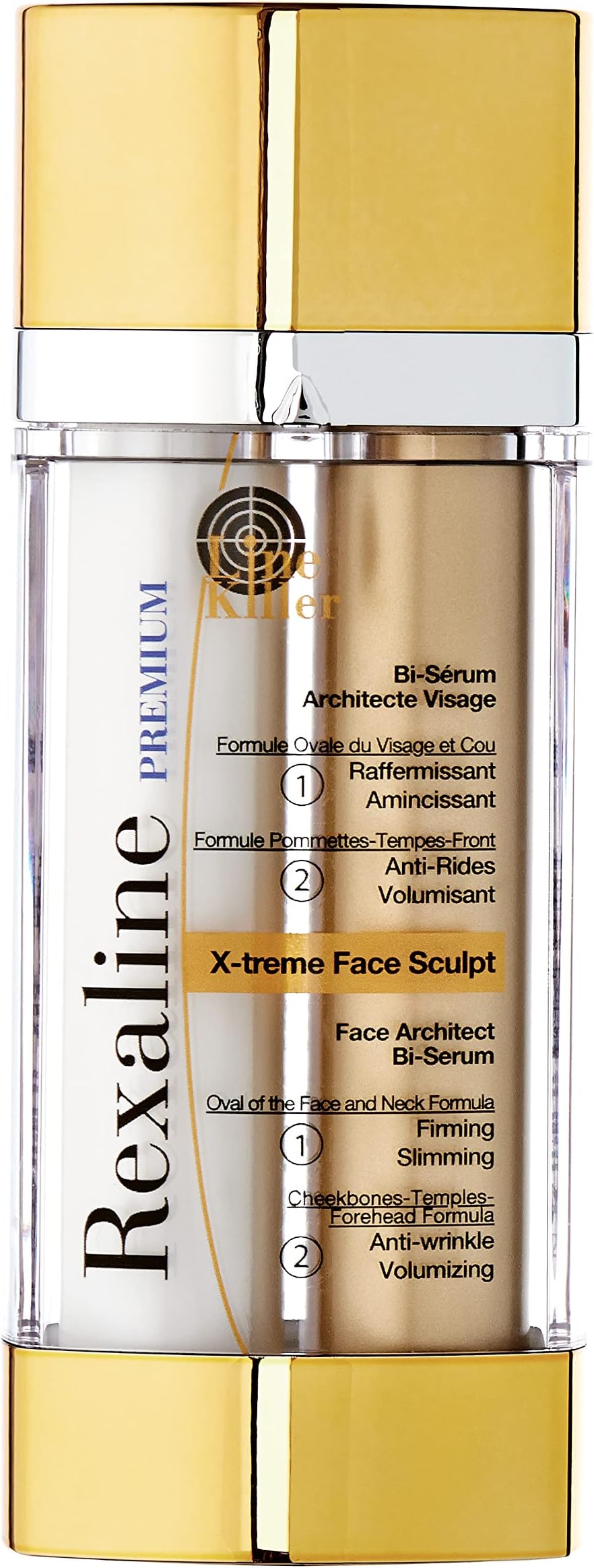 X-treme Face Sculpt - Face Architect Bi-Serum - Lifting care - Anti aging and anti wrinkle face serum - Double Hyaluronic Acid Serum - Wrinkle corrector - Cruelty free - 30ml