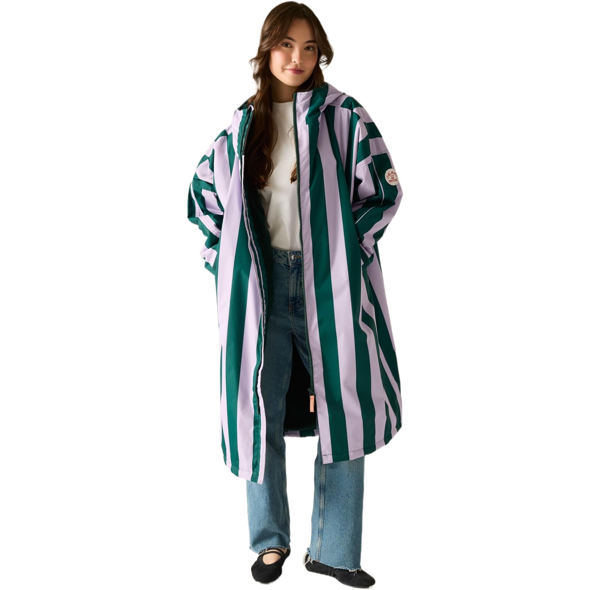 Regatta Ladies Cath Kidston Changing Robe, Purple, Size S-M, Women