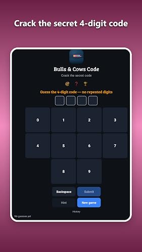 Bulls & Cows Code – vue 4