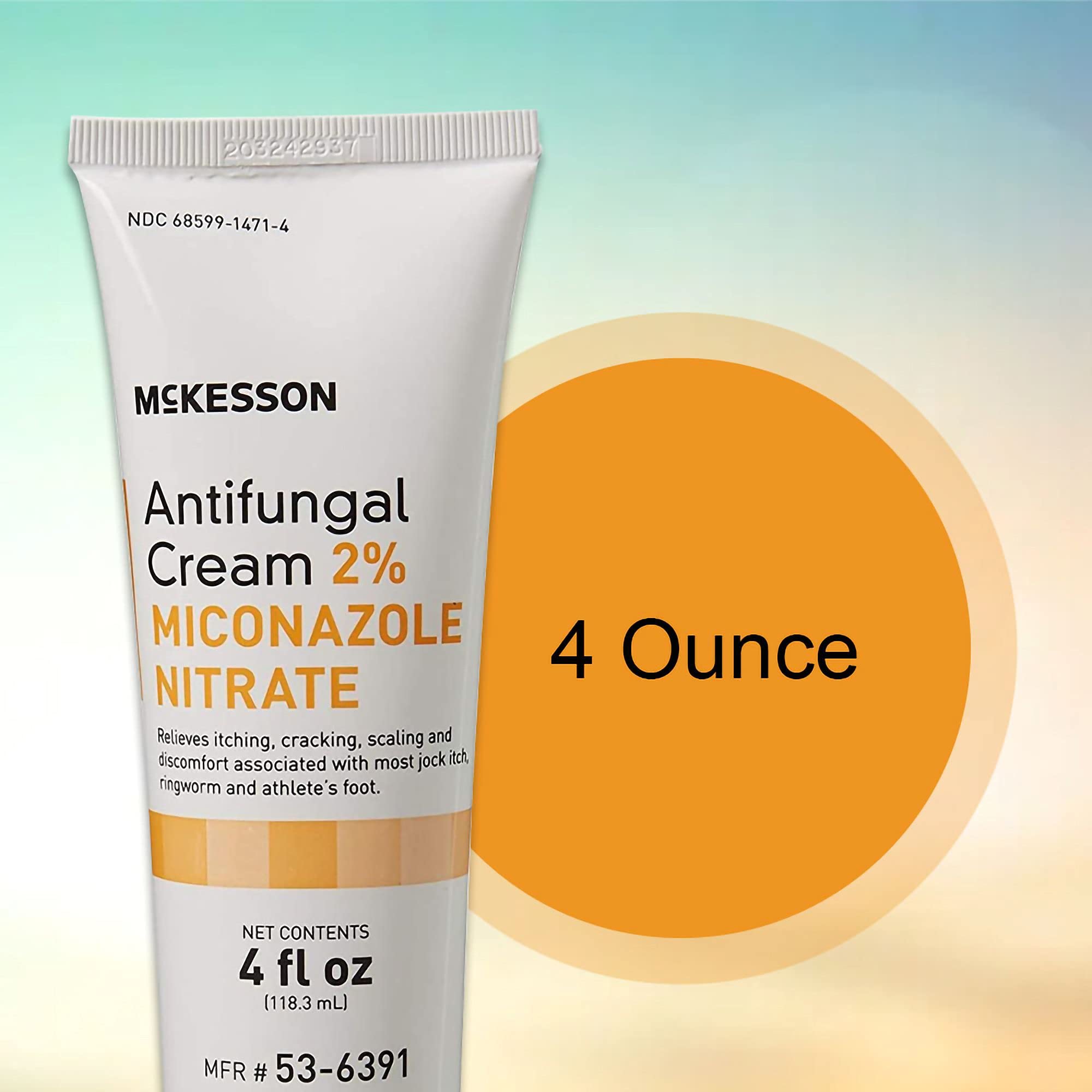 McKesson Antifungal Cream, 2 Miconazole Nitrate, Relives Jock Itch