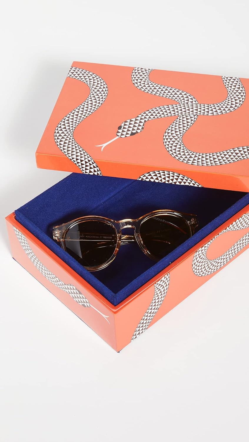 Jonathan Adler Medium Eden Lacquer Decorative Box, Orange (30923)