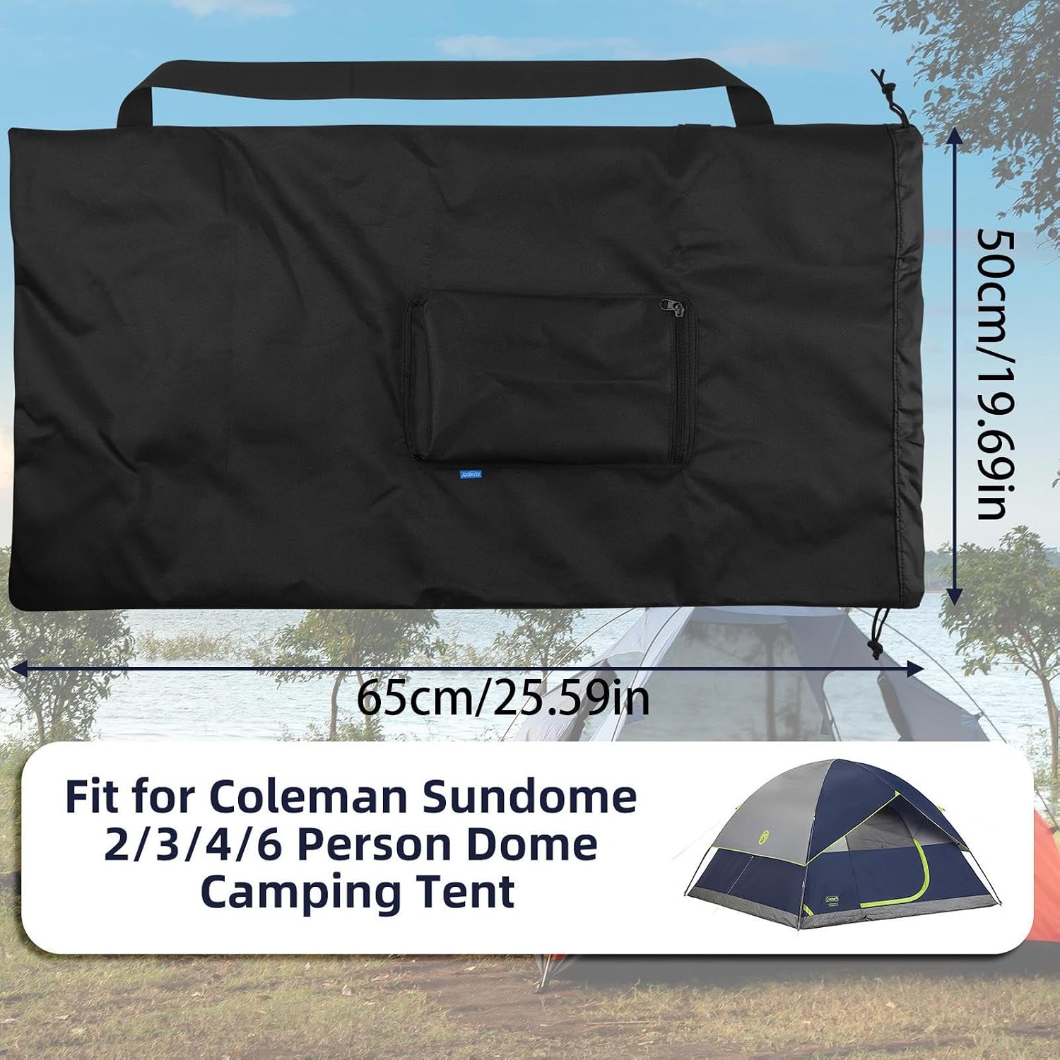Tent Bag, Travel Carrier, 35.43x19.29in Foldable Luggage, Ad... 4 71W72AcuELL. AC SL1500