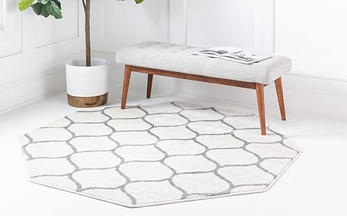 Miniatura 400 de Rugs.com Lattice Frieze Collection Alfombra – 4 x 6 pies, alfombra mediana negra perfecta para salas de estar, comedores grandes, planos abiertos