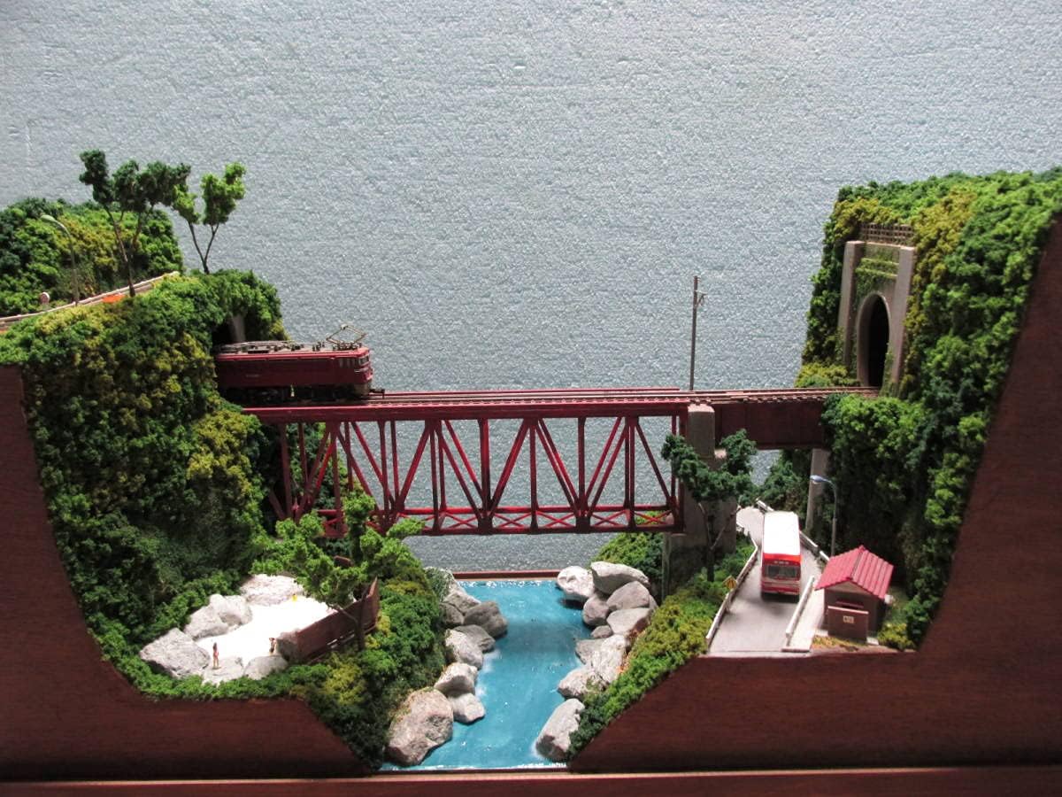 ☆ゆめレール 昭和の鉄道風景ジオラマワイド 江ノ電・鎌倉高校前駅