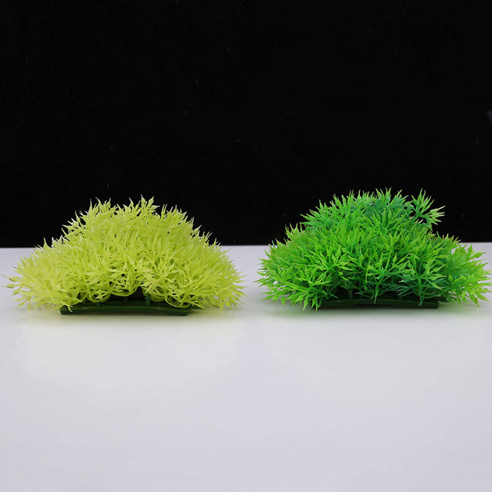 Decorazione acquario corallo pino artificiale base rossa