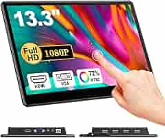 Amazon.co.jp: Mayfee! ポータブル タッチ モニター 13.3 インチ