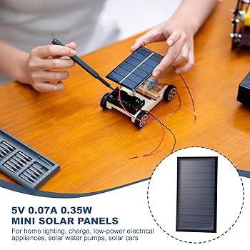 Amazon.com : MECCANIXITY 2PCS 5V 0.35W 0.07A Mini Solar
