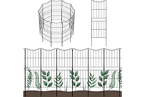 OUSHENG Decorative Garden Fence Fencing - Keep Your Garden Blooming Safely