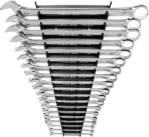 Vista 45 de TEKTON WCB94101 - Juego de llaves combinadas con bolsa, 11 piezas (1/4 a 3/4 pulgadas)