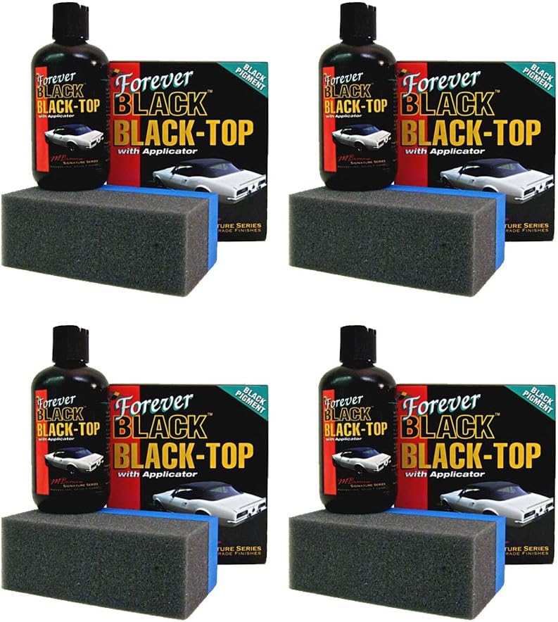 Forever Car Care Products FB813 BLACK Black Top Gel and Foam Applicator (4 PACK)