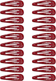 20Pcs Sweet Cool Hair Clip Hairpins Fashion Red Star Hair Barrettes Headpiece Snap Clip Accessories for Women Girls Elegant Red Star Hairpin Unique Stylish Headpiece Elegant