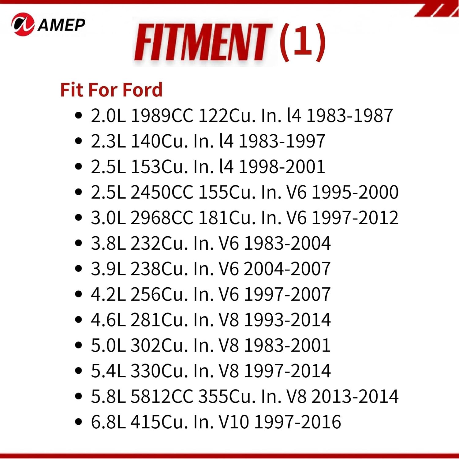 OEM Replacement Engine Crankshaft Seal for Ford, Lincoln, Mercury, Mazda, Jaguar, Laforza, Panoz, Qvale & Avanti – Fits Multiple L4, V6, V8 & V10 Engines (2.0L–6.8L), Replaces BS40644