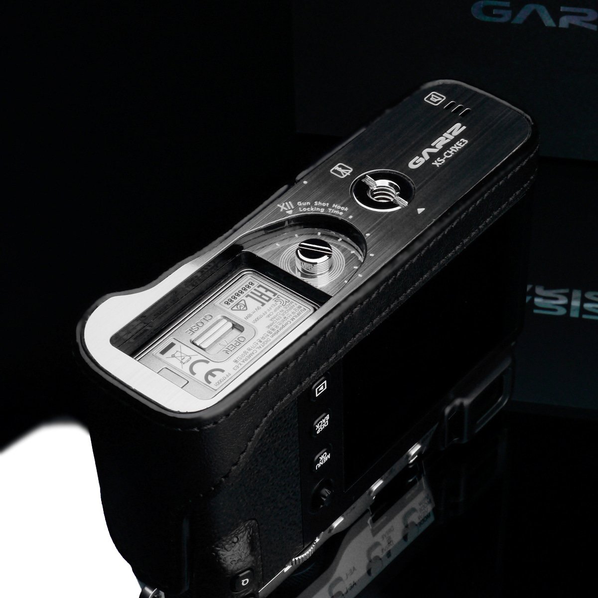 Amazon | Gariz xs-chxe3bk Genuine Leather Half Case for Fuji xe3 x