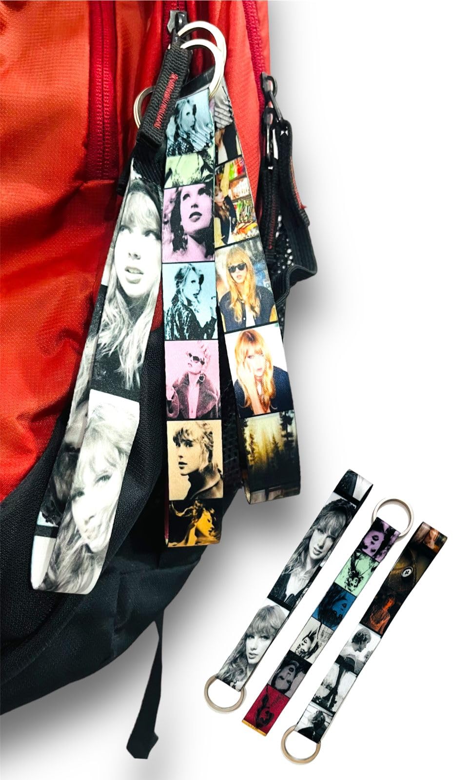 Goku Ki DukanGoku Ki Dukan Pack of 3 SwiftieDesign colour Lanyard Keychain with Free Stickers Set