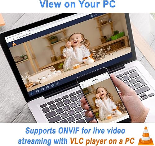 Miniatura 7 de Cámara de seguridad giratoria 2K 247 con visión nocturna, detección de movimiento, incluye tarjeta SD de 64 GB y respaldo en la nube, funciona con