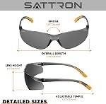 Tinted Safety Glasses Bulk 24 Pack, UV Protective Safety Sunglasses for Men Women, ANSI Z87.1 Scratch & Impact Resistant Eye Protection, Ideal for Construction, Shooting, Lab