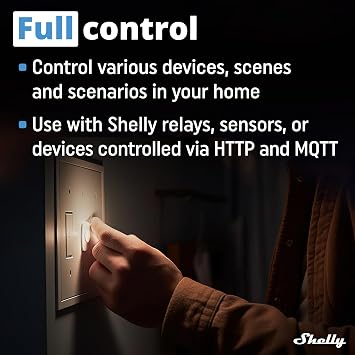 Shelly i4 Gen3 WiFi Smart 4-Digital Inputs Controller, No Hub Required