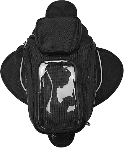 Aramox Bolsa de tanque universal para motocicleta, mochila decorativa, impermeable, tela Oxford para montar