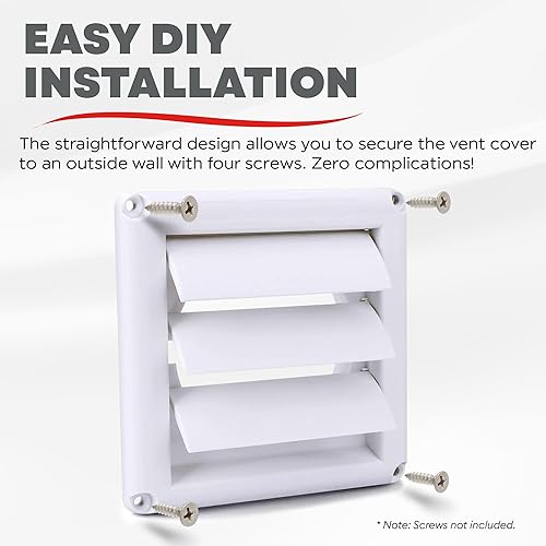 Miniatura 6 de Repuesto DEFLECTO HS4W18Supurr-vent para cubierta de ventilación blanco NA